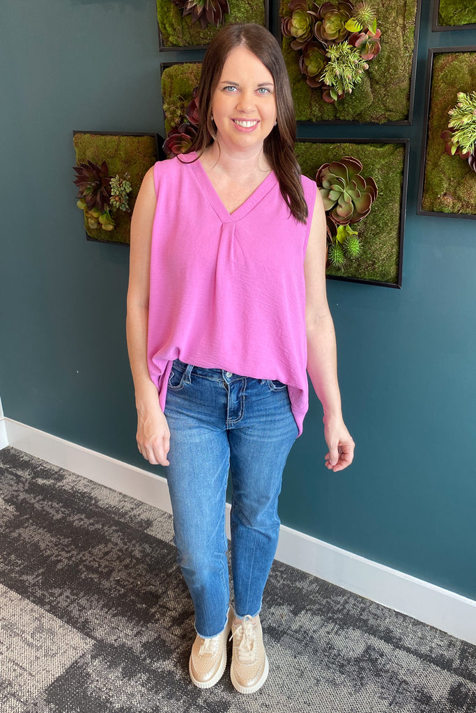 Layer It Up Magenta Top - Lyla's: Clothing, Decor & More - Plano Boutique