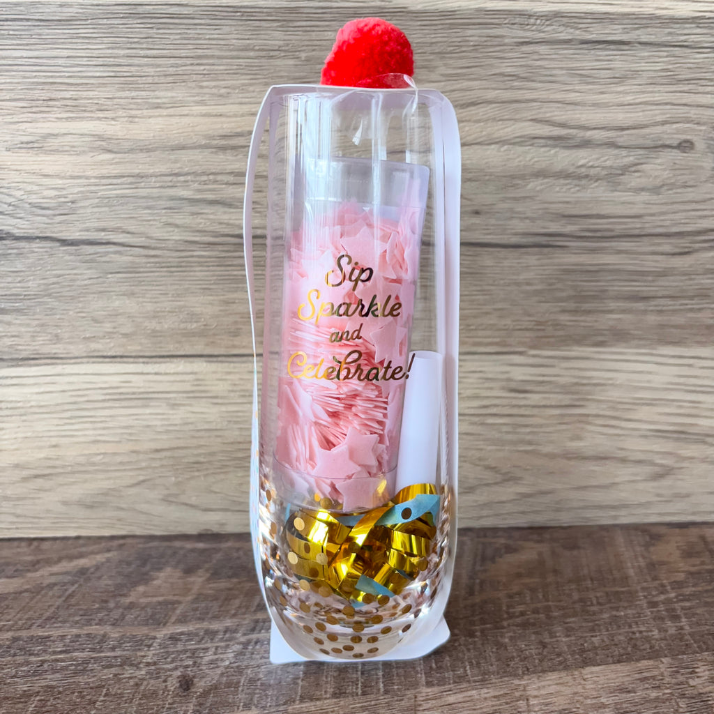 Oh Happy Day! Stemless Champagne Glass - Lyla's: Clothing, Decor & More - Plano Boutique