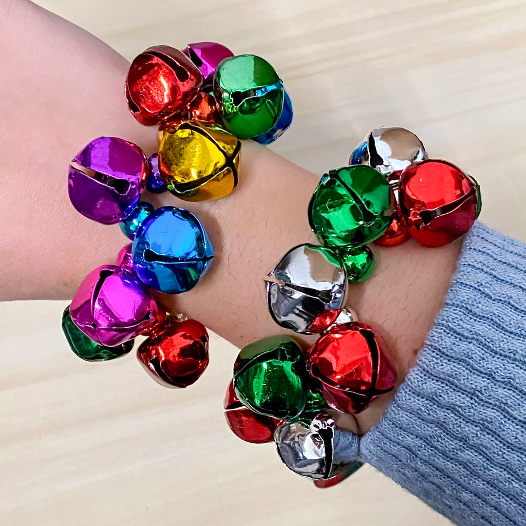 Jingle and Ring Sleigh Bell Stretch Bracelet - Lyla's: Clothing, Decor & More - Plano Boutique