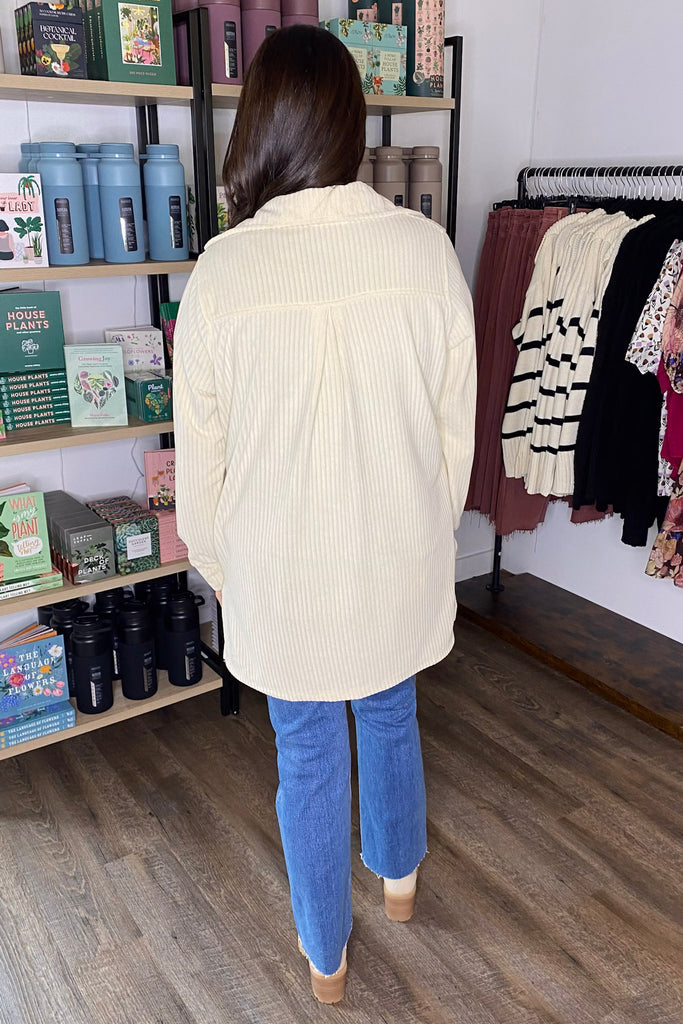 Dear Lover Corduroy Button Up Shacket - Lyla's: Clothing, Decor & More - Plano Boutique