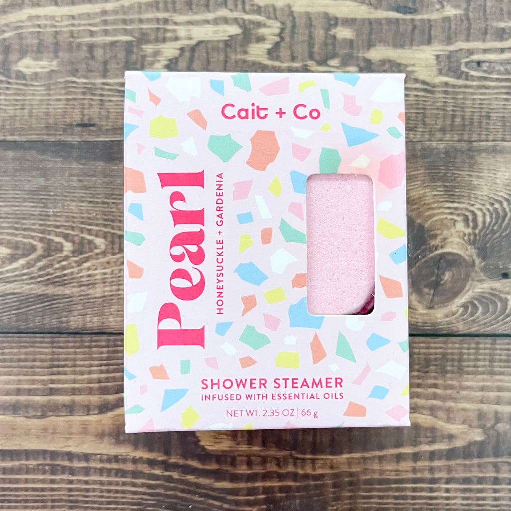 Cait & Co Gem Shower Steamer - Pearl - Lyla's: Clothing, Decor & More - Plano Boutique