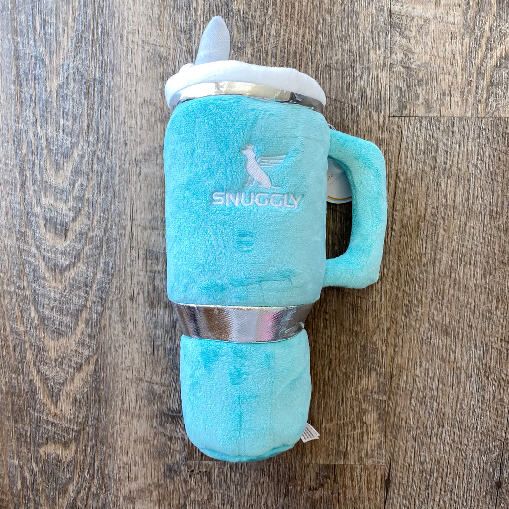 Snuggly Cup Teal Plush Toy - Lyla's: Clothing, Decor & More - Plano Boutique