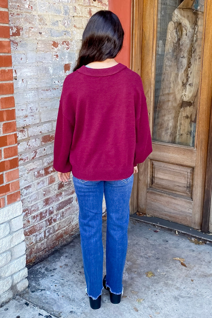 Special Day Wine Sweater - Lyla's: Clothing, Decor & More - Plano Boutique