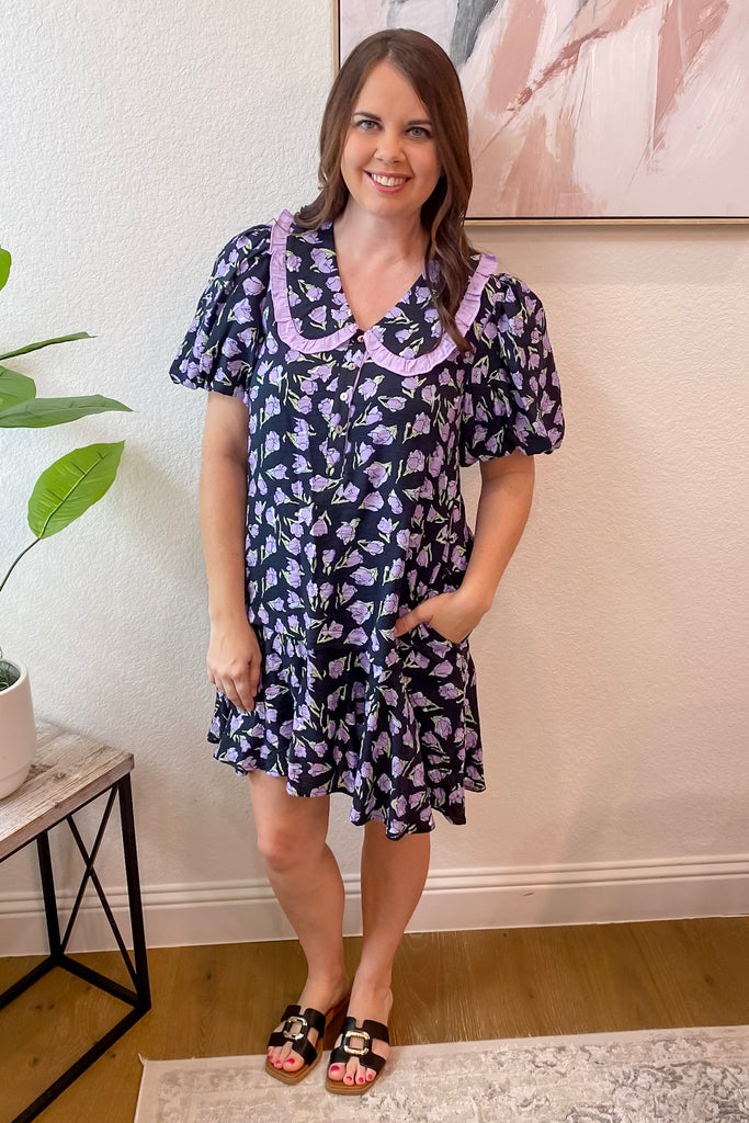 Dream of Me Floral Black Dress - Lyla's: Clothing, Decor & More - Plano Boutique