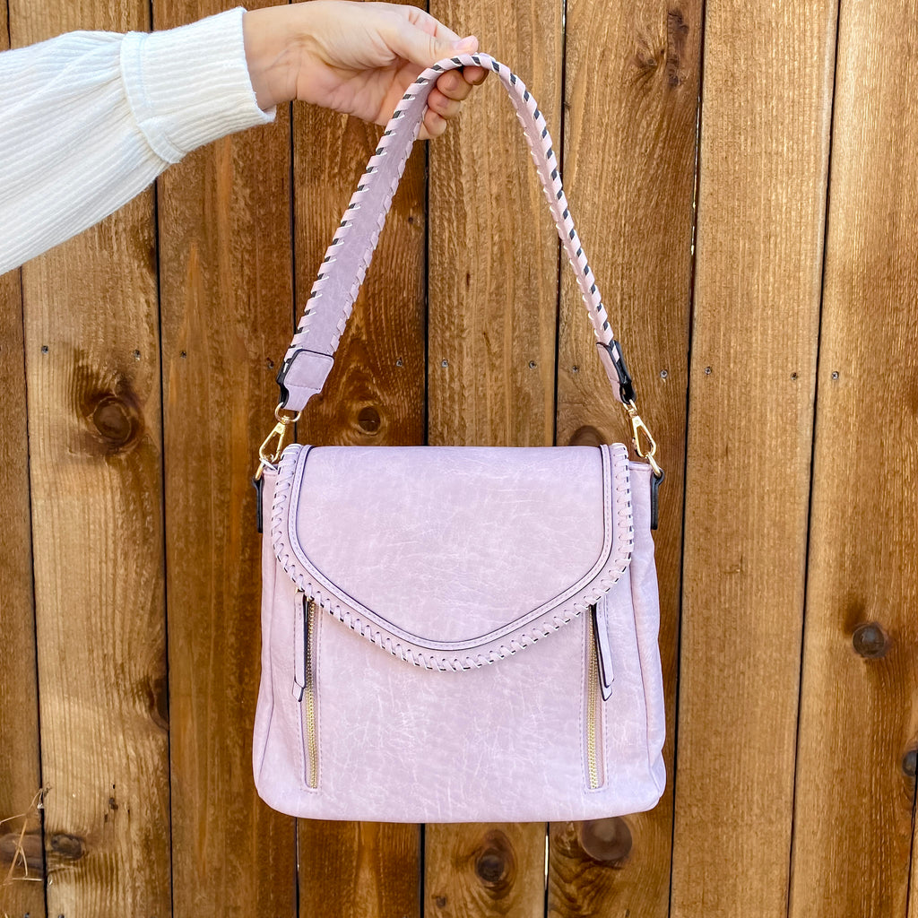 Jen & Co Lorelei Crossbody Handbag - Lavender - Lyla's: Clothing, Decor & More - Plano Boutique