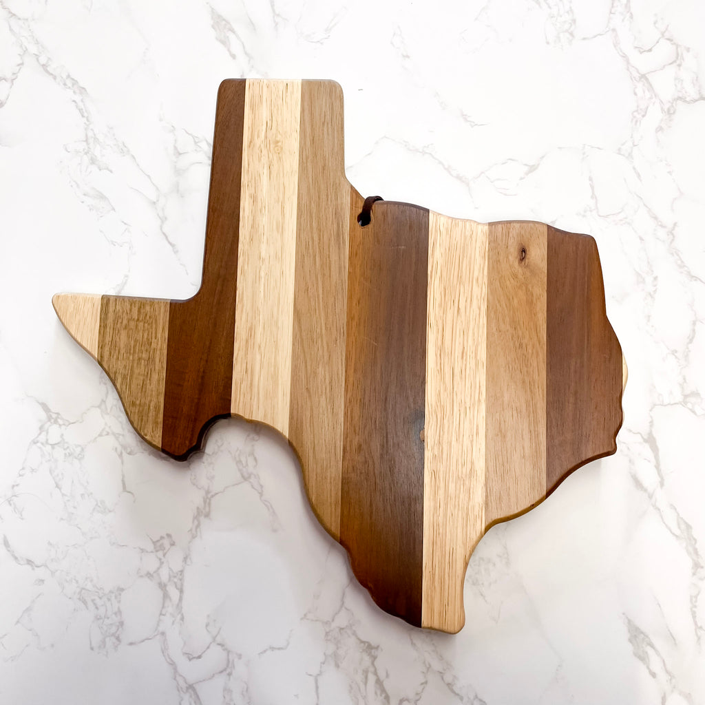 Texas Shiplap Wood Serving Board - Lyla's: Clothing, Decor & More - Plano Boutique