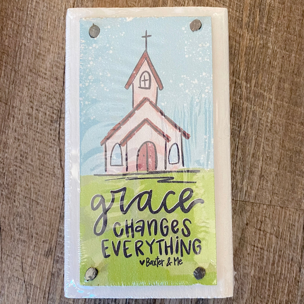 Grace Changes Everything Happy Block - Lyla's: Clothing, Decor & More - Plano Boutique