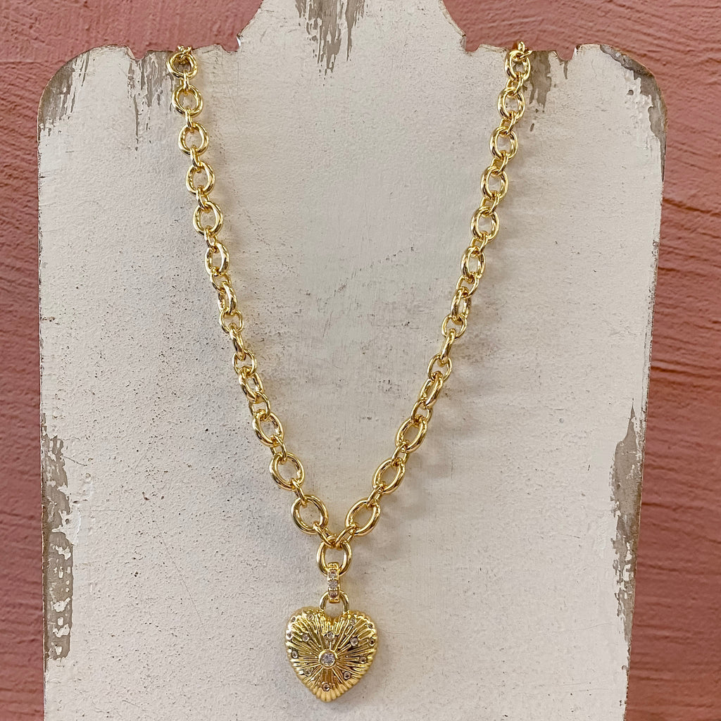 Hampton Heart Necklace - Lyla's: Clothing, Decor & More - Plano Boutique