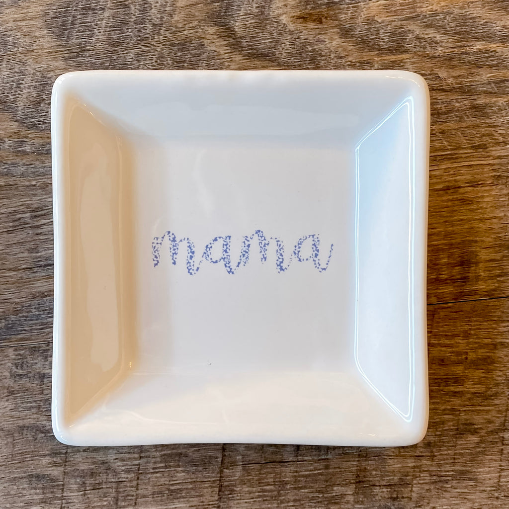 Ditsy Floral Mama Trinket Dish - Lyla's: Clothing, Decor & More - Plano Boutique