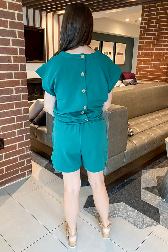 Green Vibes Only Forest Shorts - Lyla's: Clothing, Decor & More - Plano Boutique