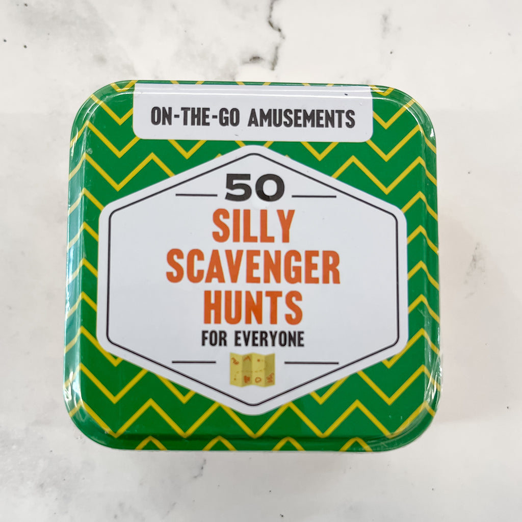 On-the-Go Amusements: 50 Silly Scavenger Hunts for Everyone - Lyla's: Clothing, Decor & More - Plano Boutique