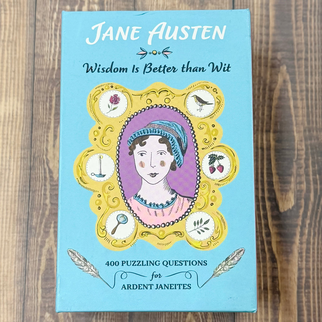Jane Austen: Wisdom Is Better than Wit: 400 Puzzling Questions for Ardent Janeites - Lyla's: Clothing, Decor & More - Plano Boutique