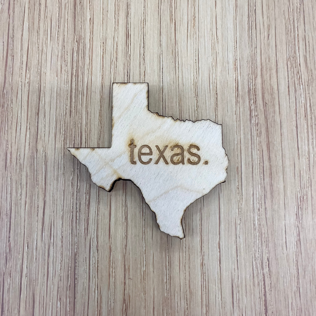 Texas Wood Magnet - Lyla's: Clothing, Decor & More - Plano Boutique