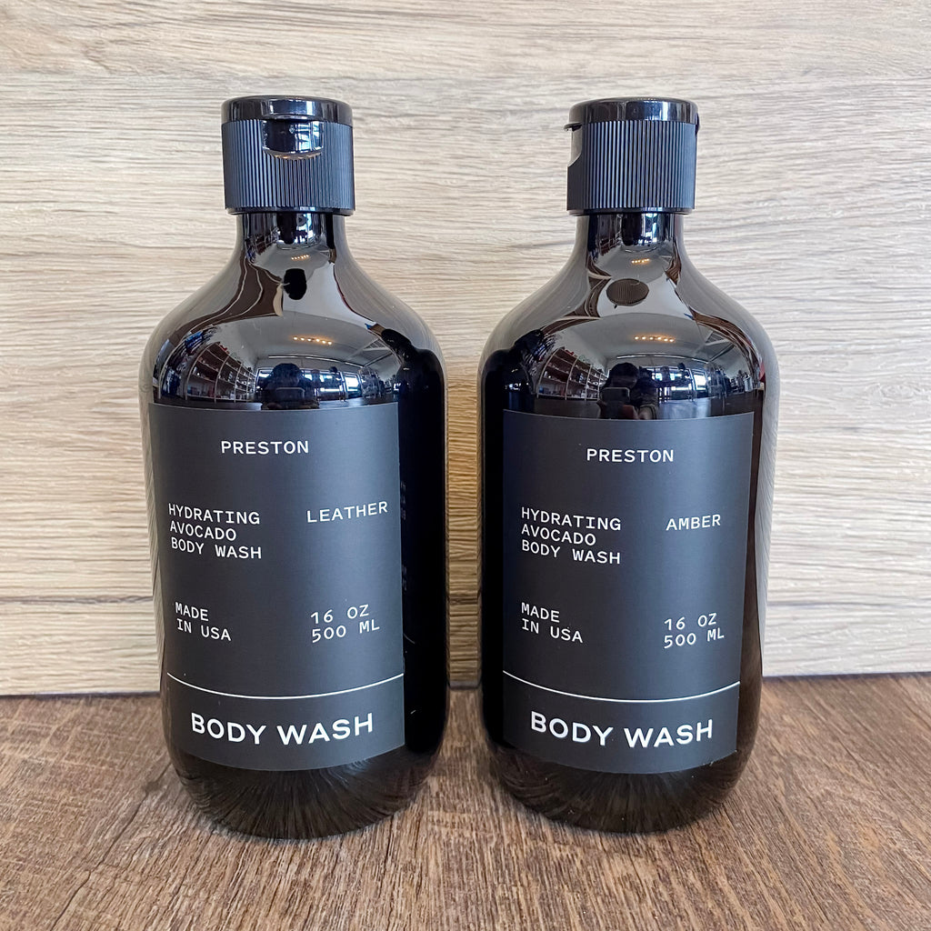 Preston Avocado Oil Infused Body Wash Amber - Lyla's: Clothing, Decor & More - Plano Boutique