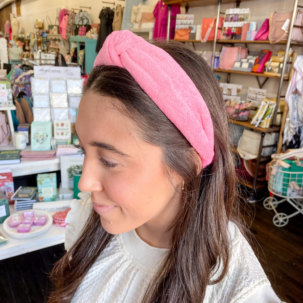 Terry Knotted Headband - Lyla's: Clothing, Decor & More - Plano Boutique