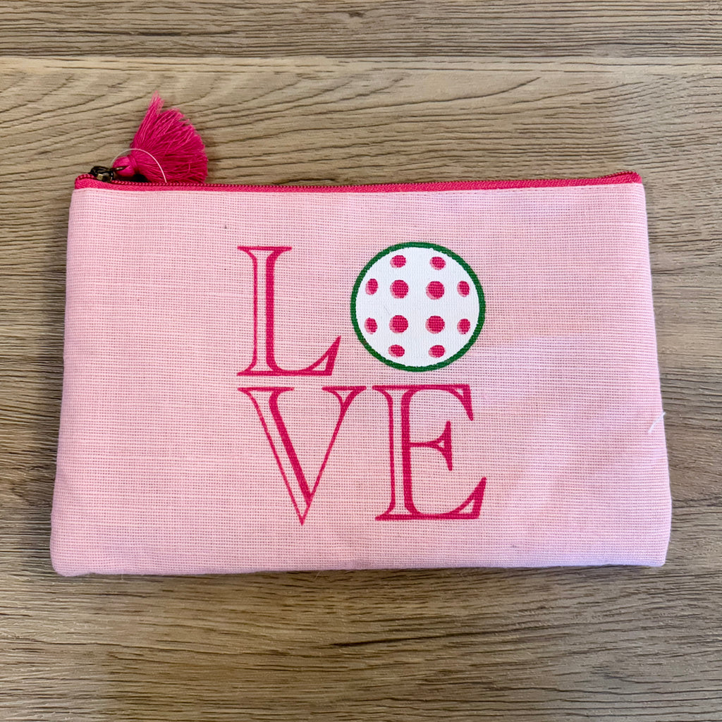 Pickleball Love Juco Cosmetic Bag - Lyla's: Clothing, Decor & More - Plano Boutique