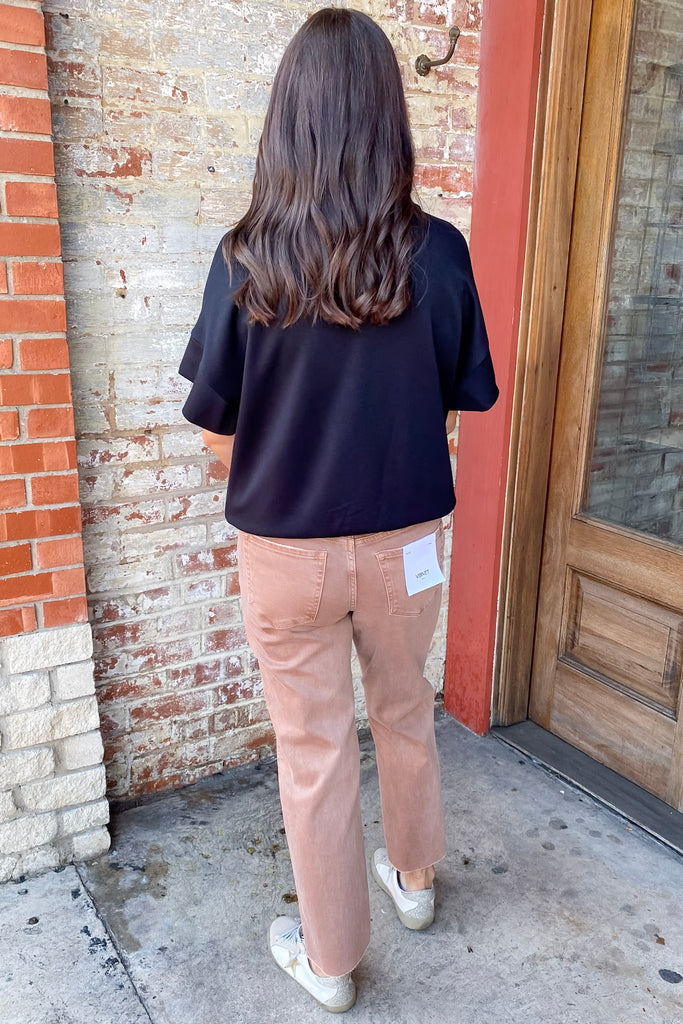 Melissa Leading Mid Rise Straight Crop Denim by Vervet - Lyla's: Clothing, Decor & More - Plano Boutique