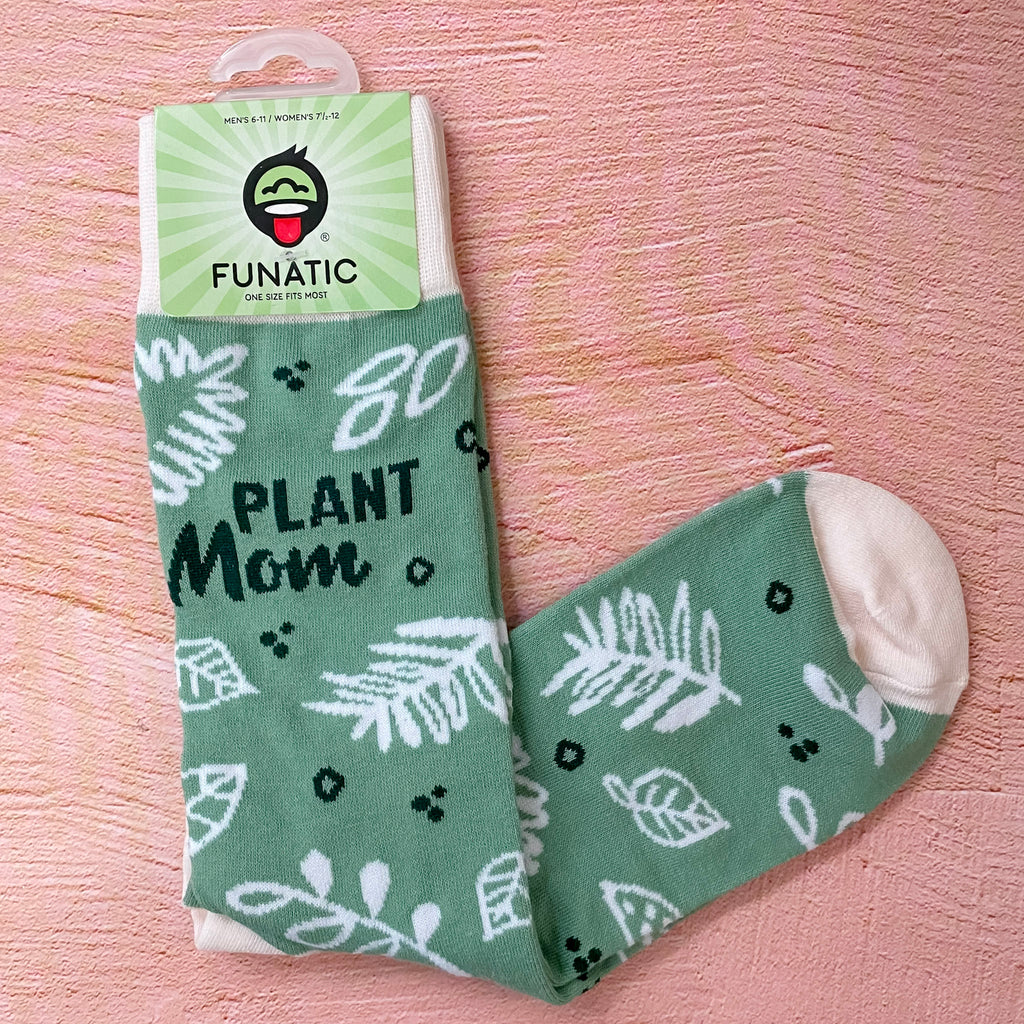Plant Mom Ladies Socks - Lyla's: Clothing, Decor & More - Plano Boutique