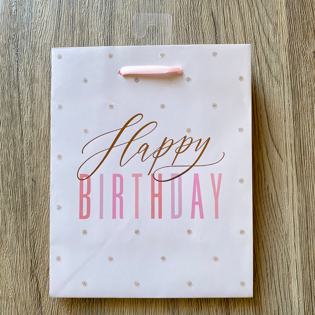 Happy Birthday Sweet Soiree Small Gift Bag - Lyla's: Clothing, Decor & More - Plano Boutique