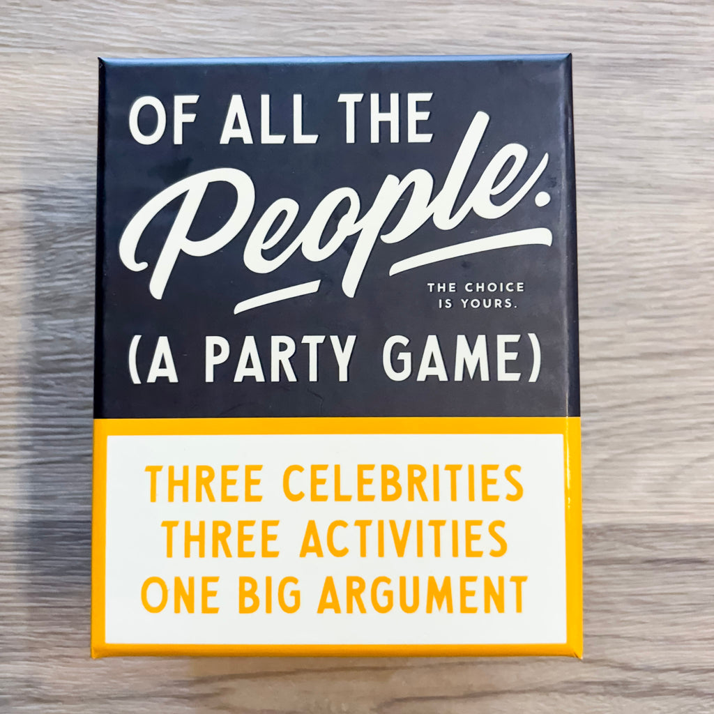 All The People – Social Party Game with 450+ Game Card Prompts of Assigning Celebrities to Random Activities - Lyla's: Clothing, Decor & More - Plano Boutique