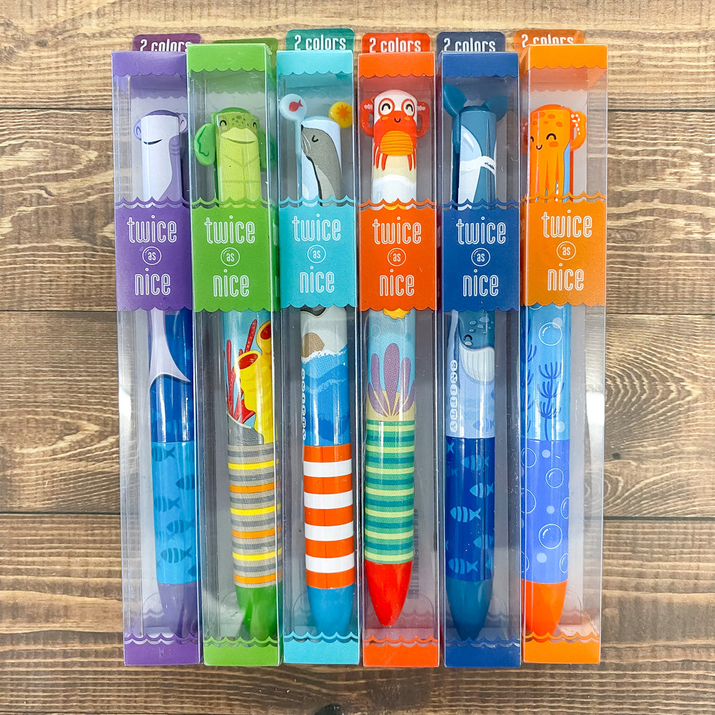 Sea Life Twice As Nice 2 Click Pens - Lyla's: Clothing, Decor & More - Plano Boutique