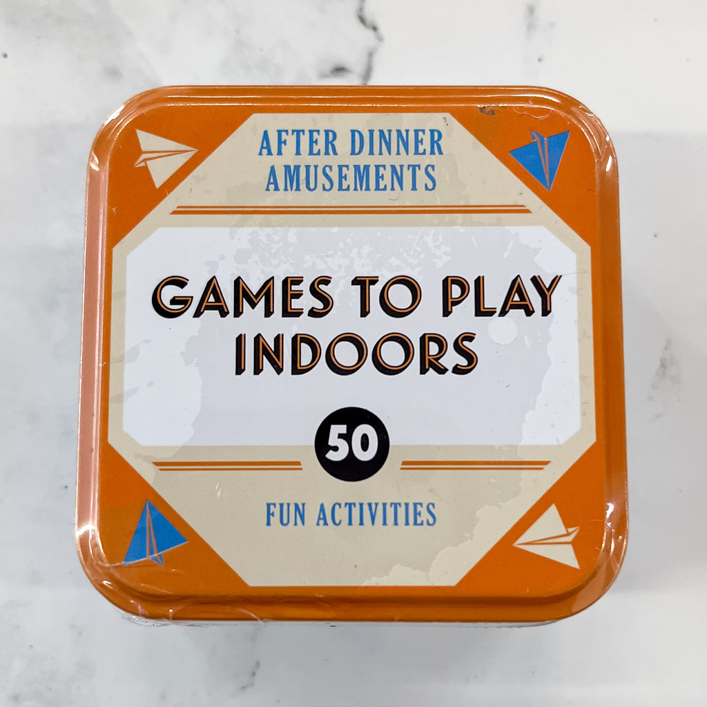 After Dinner Amusements: Games to Play Indoors - Lyla's: Clothing, Decor & More - Plano Boutique