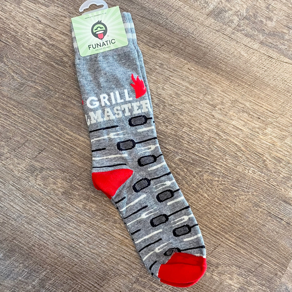 Grill Master Mens Socks - Lyla's: Clothing, Decor & More - Plano Boutique