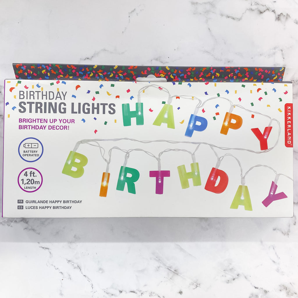 Happy Birthday Lights - Lyla's: Clothing, Decor & More - Plano Boutique