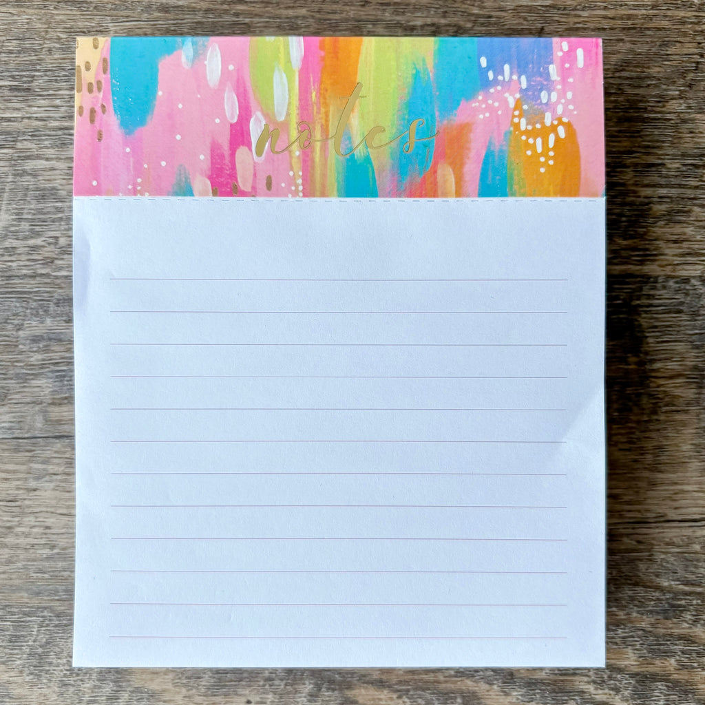 Ettavee Brush Strokes Jotter Notepad - Lyla's: Clothing, Decor & More - Plano Boutique