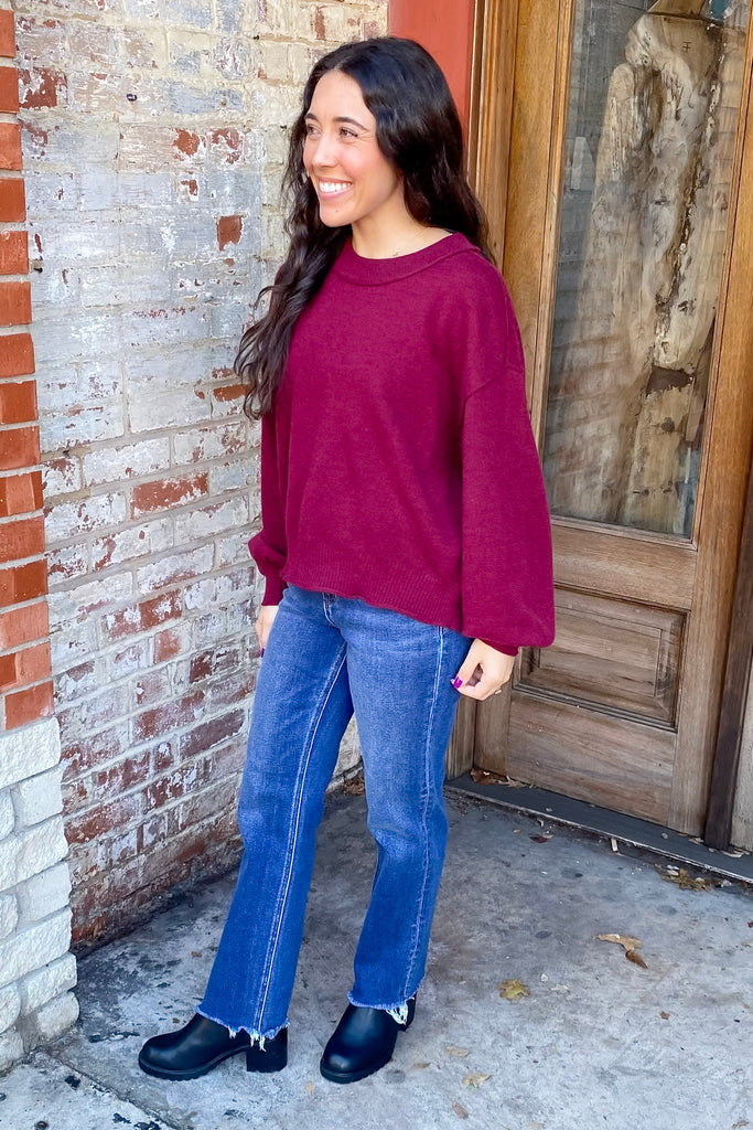 Special Day Wine Sweater - Lyla's: Clothing, Decor & More - Plano Boutique