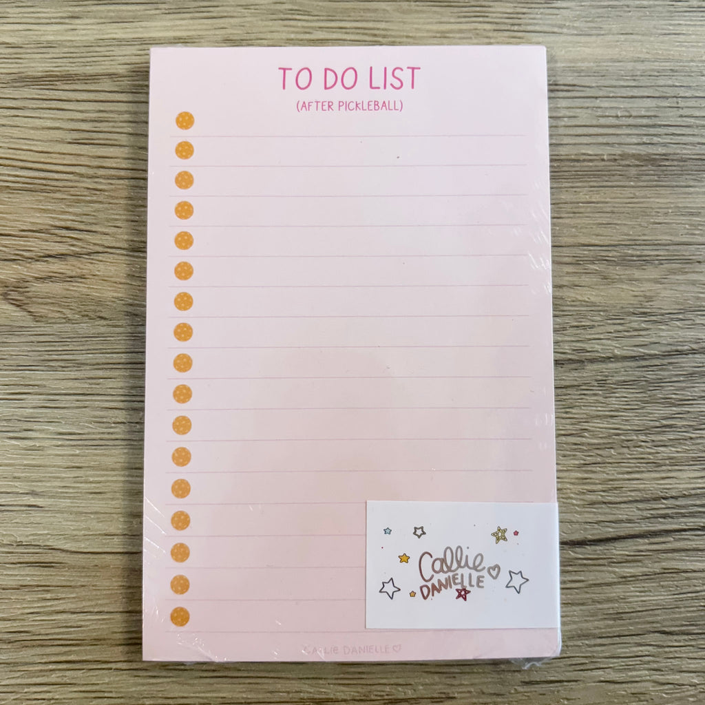 To Do After Pickleball List Notepad - Lyla's: Clothing, Decor & More - Plano Boutique