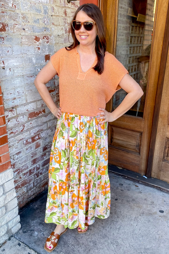 Need You To Stay Flowy Floral Print Maxi Skirt - Lyla's: Clothing, Decor & More - Plano Boutique