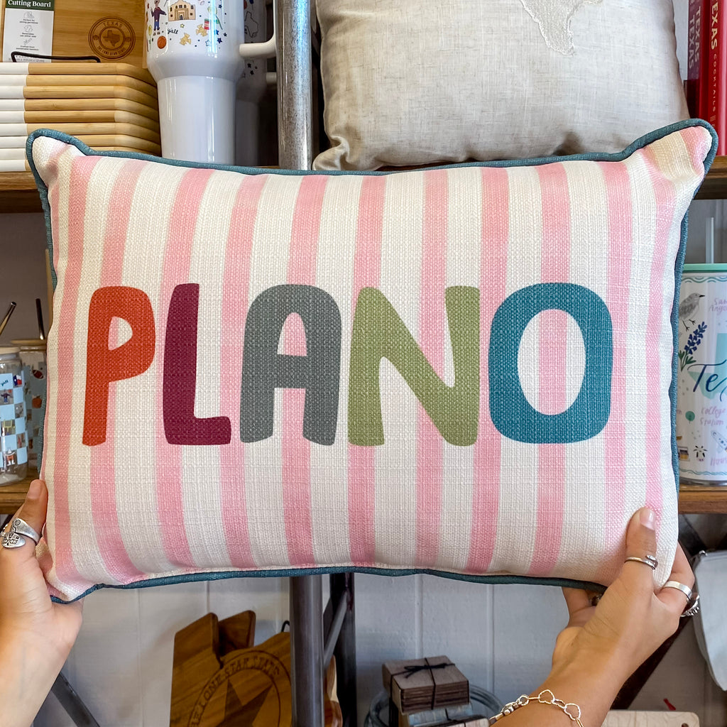 Plano Bubble Striped Pillow - Lyla's: Clothing, Decor & More - Plano Boutique