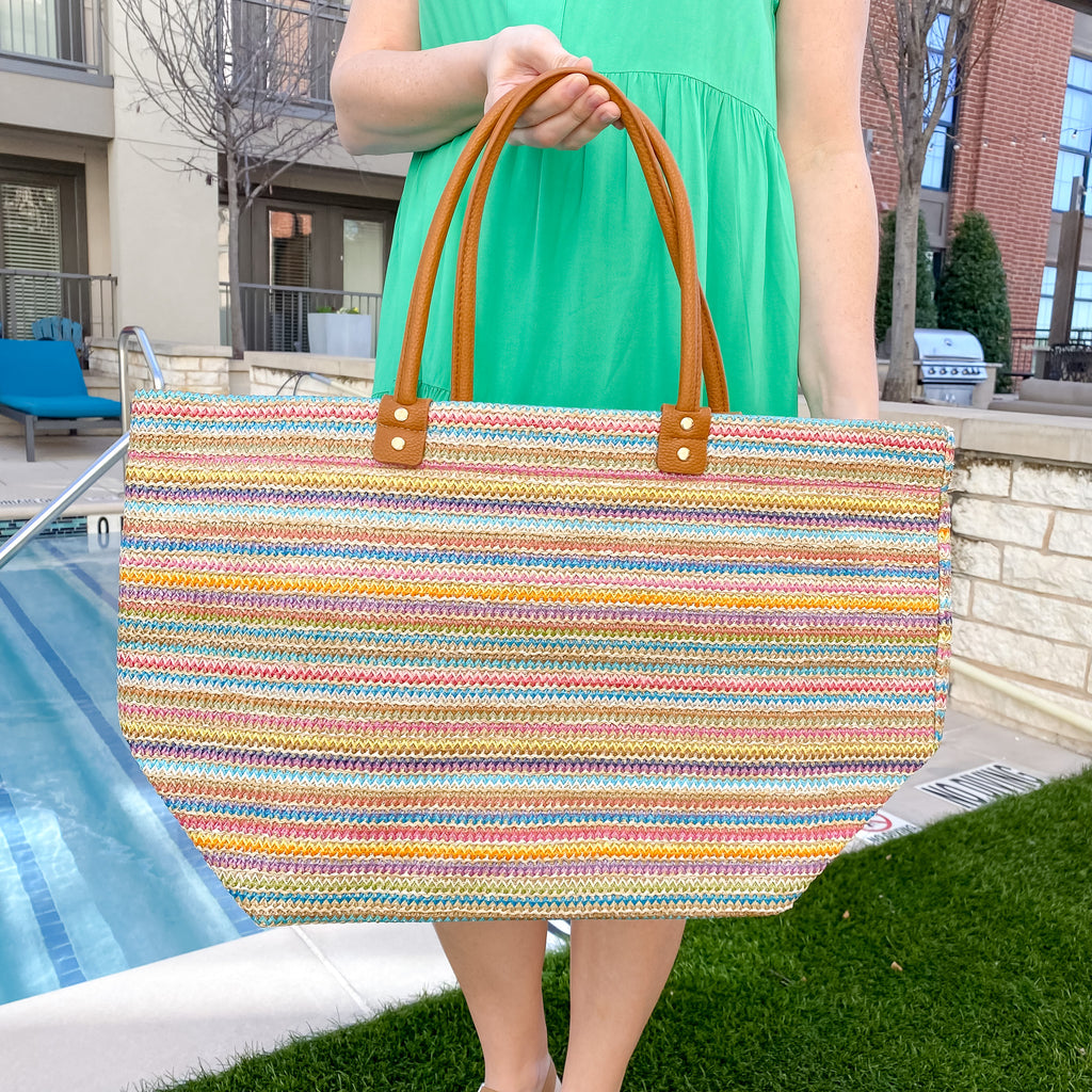 Franca Summer Tote - Lyla's: Clothing, Decor & More - Plano Boutique