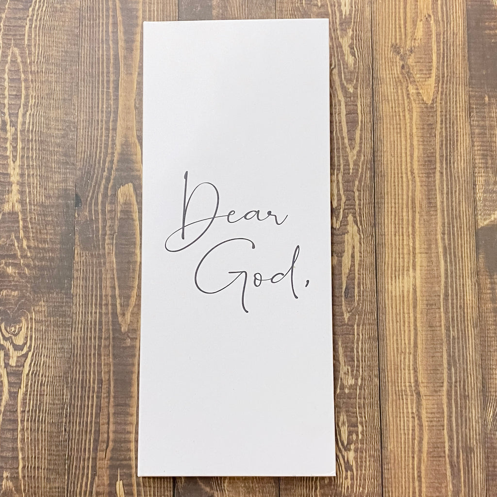 Dear God Notepad - Lyla's: Clothing, Decor & More - Plano Boutique