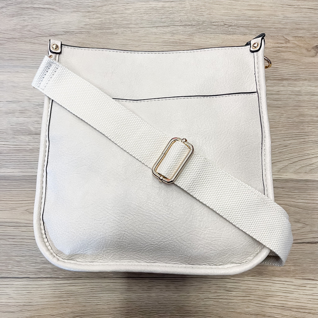 Jen & Co Posie Crossbody Handbag - Bone - Lyla's: Clothing, Decor & More - Plano Boutique