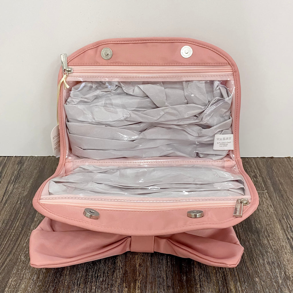 Honeyed Pink Brigitte Cosmetic Pouch - Lyla's: Clothing, Decor & More - Plano Boutique