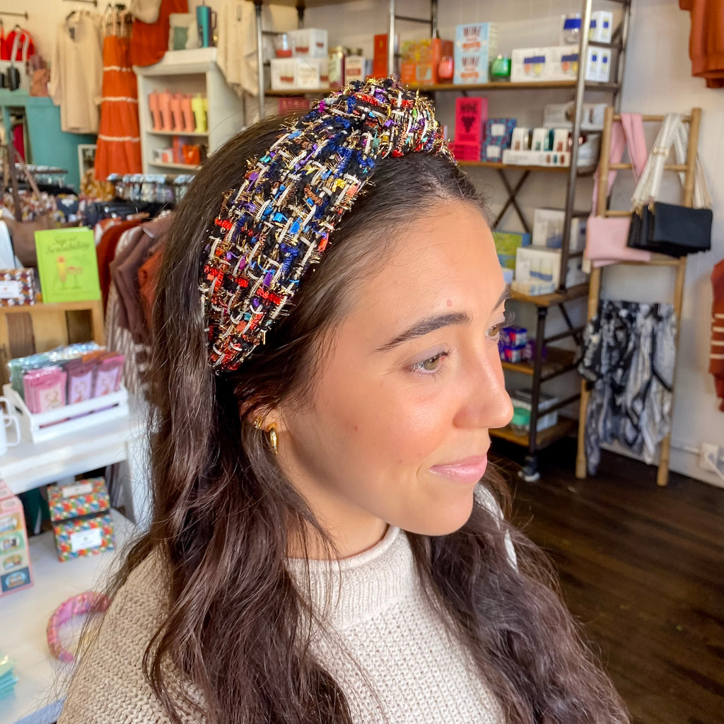 Knotted Boucle Headband - Lyla's: Clothing, Decor & More - Plano Boutique