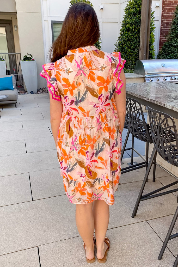 We Belong Together Pink Floral Print Dress - Lyla's: Clothing, Decor & More - Plano Boutique