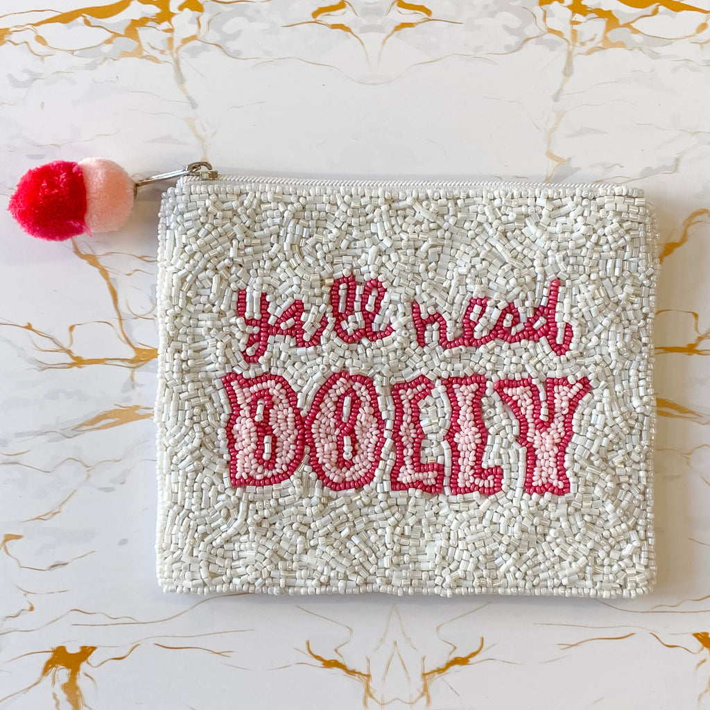 Yall Need Dolly Beaded Coin Purse - Lyla's: Clothing, Decor & More - Plano Boutique