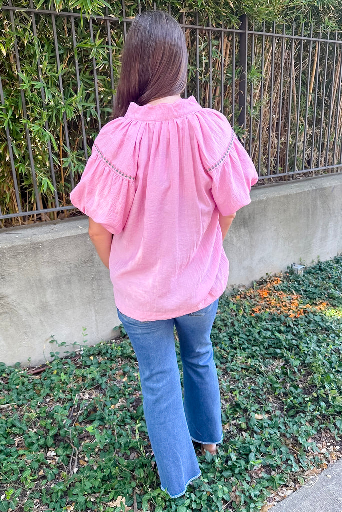 Hopeless Romantic Floral Print Rose Pink Top - Lyla's: Clothing, Decor & More - Plano Boutique