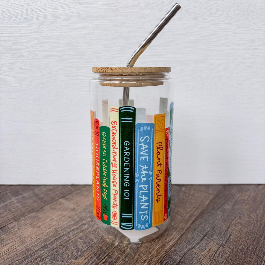 Plant Books Glass Can - Lyla's: Clothing, Decor & More - Plano Boutique