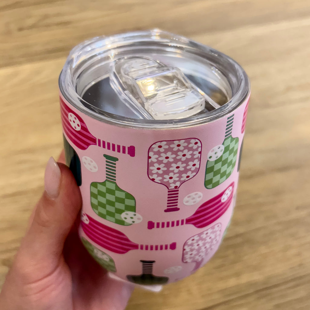 Pickleball Party Wine Tumbler - Lyla's: Clothing, Decor & More - Plano Boutique