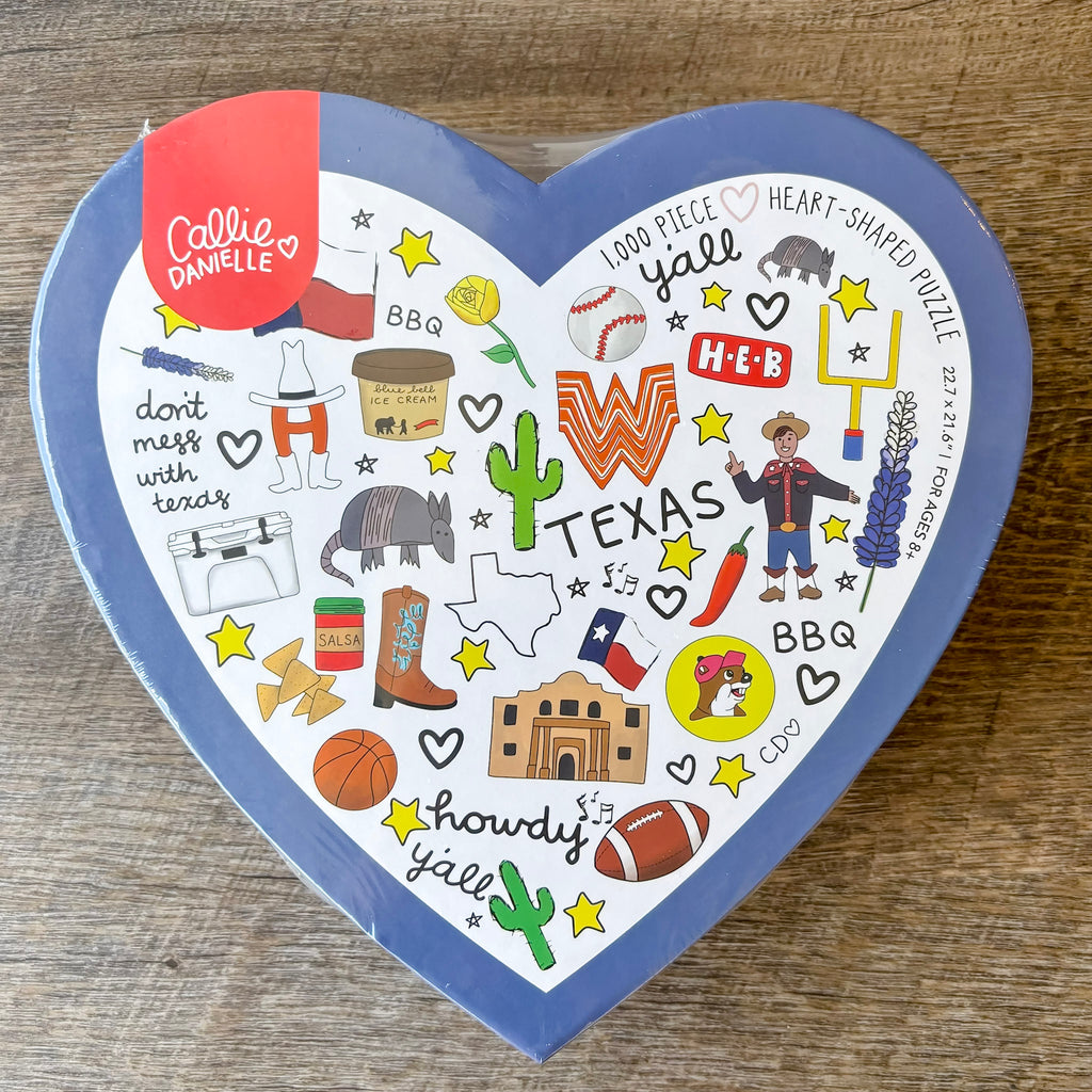 Love for Texas Puzzle by Callie Danielle - Lyla's: Clothing, Decor & More - Plano Boutique