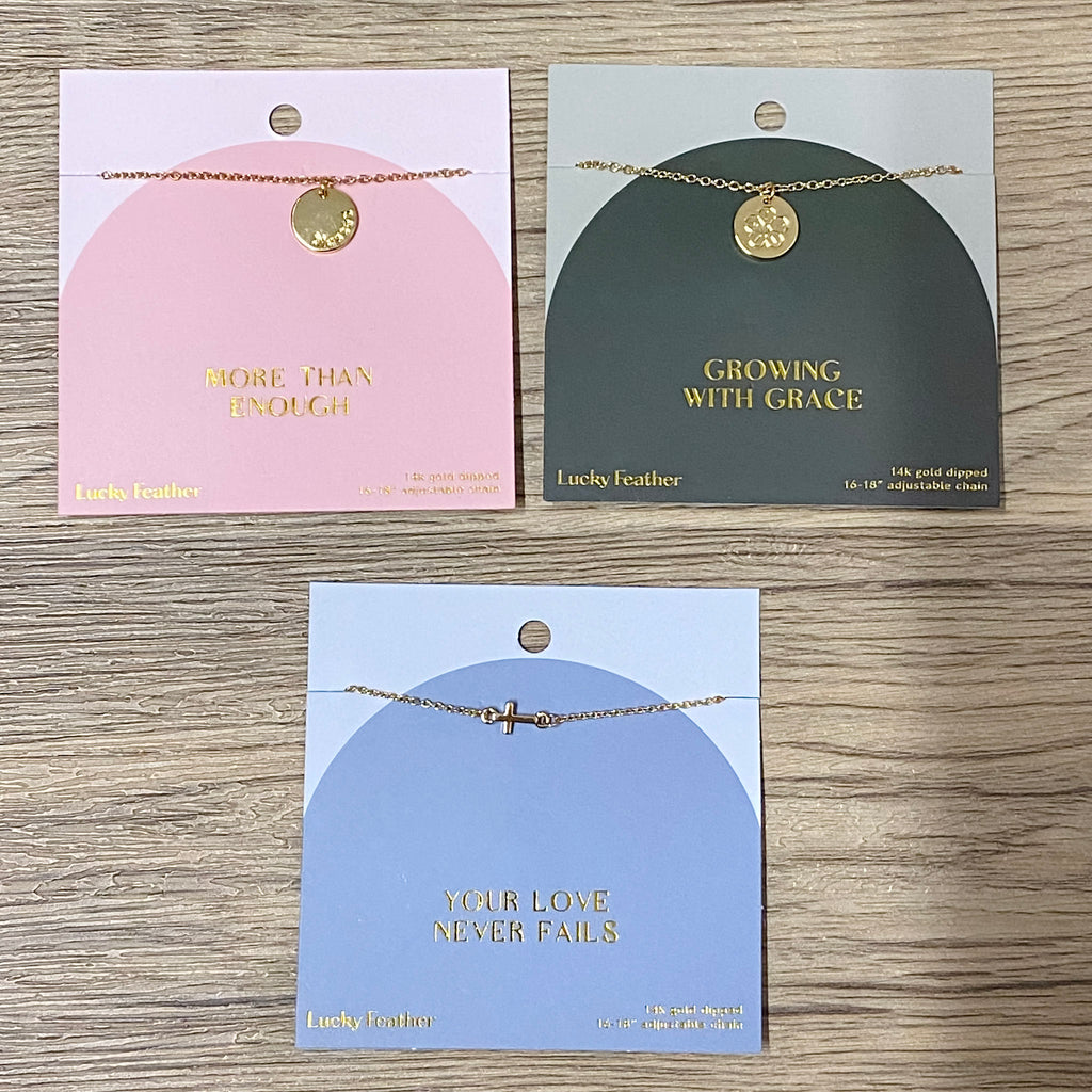 Faith Collection Necklaces - Lyla's: Clothing, Decor & More - Plano Boutique