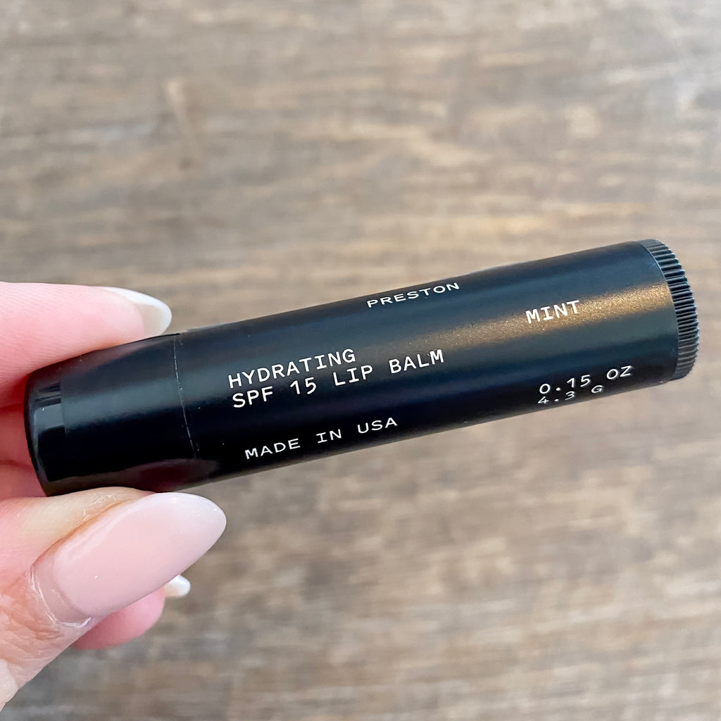 Preston Lip Balm - Spf 15 - Mint - Lyla's: Clothing, Decor & More - Plano Boutique