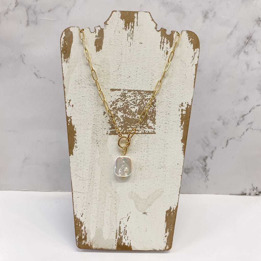 Baroque Pearl Toggle Necklace - Lyla's: Clothing, Decor & More - Plano Boutique