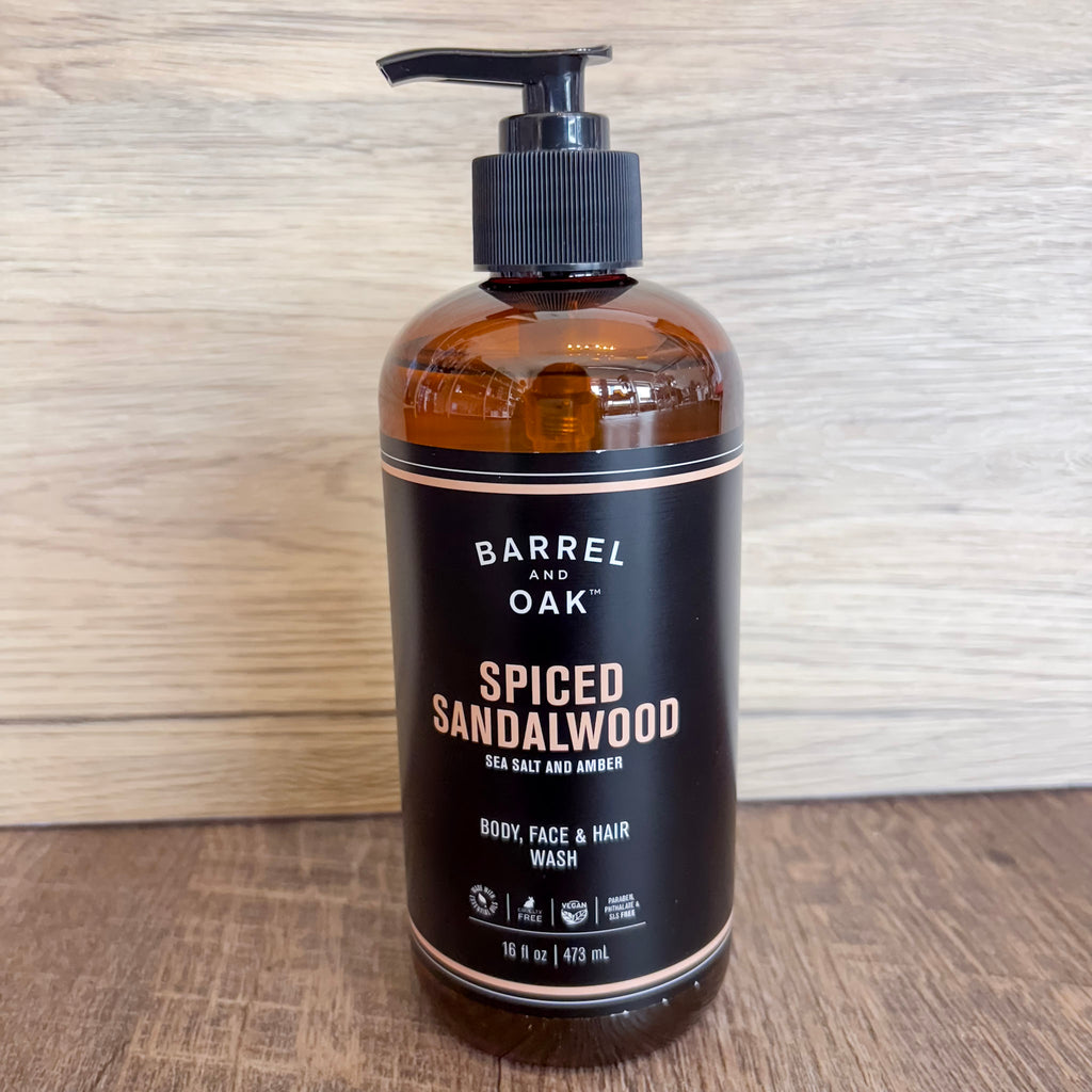Barrel and Oak All in One Wash - Spiced Sandalwood - Lyla's: Clothing, Decor & More - Plano Boutique