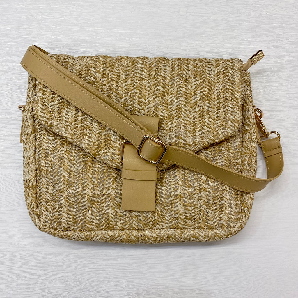 Summer Straw Crossbody Bag - Lyla's: Clothing, Decor & More - Plano Boutique