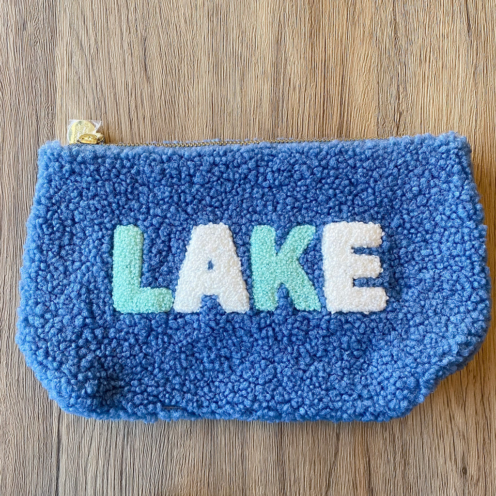 Lake - Zippered Teddy Pouch - Lyla's: Clothing, Decor & More - Plano Boutique